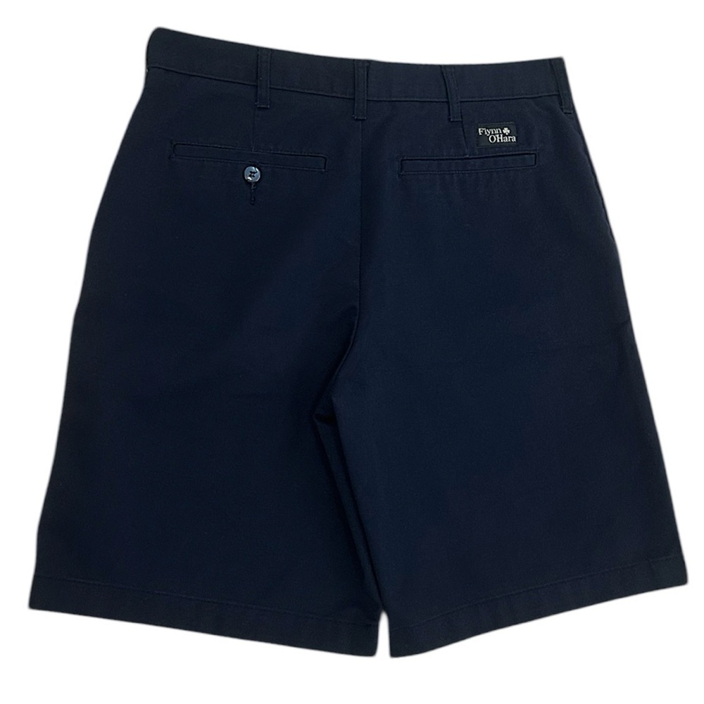 Flynn O’Hara Boys Navy Blue Chino Shorts Uniform Shorts Size 30w Twill Walking